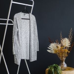 Grey speckled cardigan